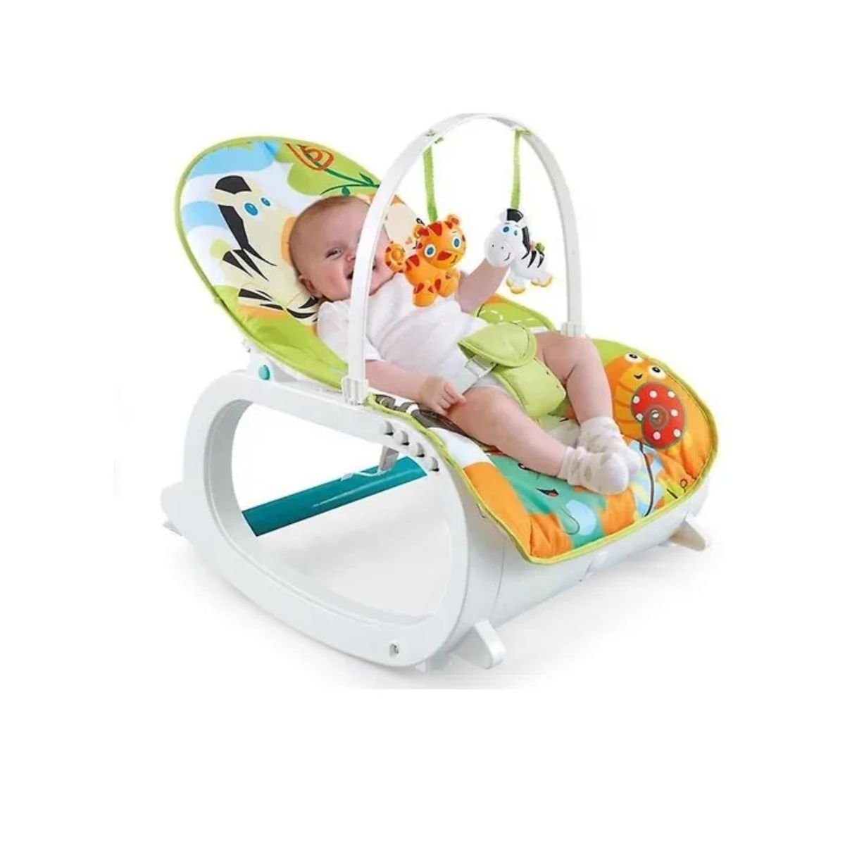 GENERICO - Silla Mecedora Para Bebé 2en1 C-Vibrador relajante
