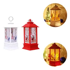 GENERICO - Pack X12 Farol Navideño Decorativo Con Luces Led Adorno Navideño