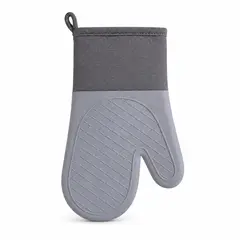 HOMESTAR - Guante de horno con agarre de silicona gris