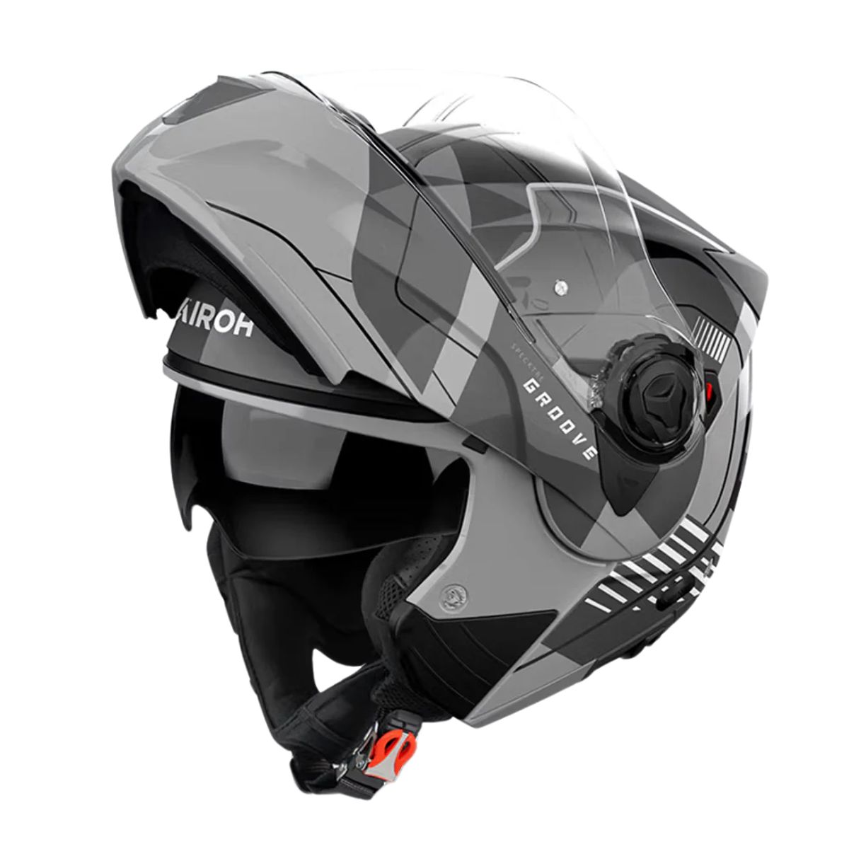 AIROH - Casco De Moto Airoh Specktre Groove Gris Brillo_.