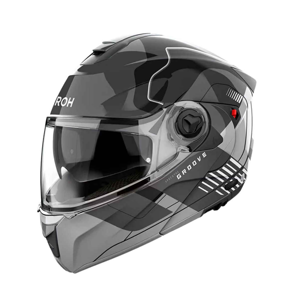 AIROH - Casco De Moto Airoh Specktre Groove Gris Brillo_.