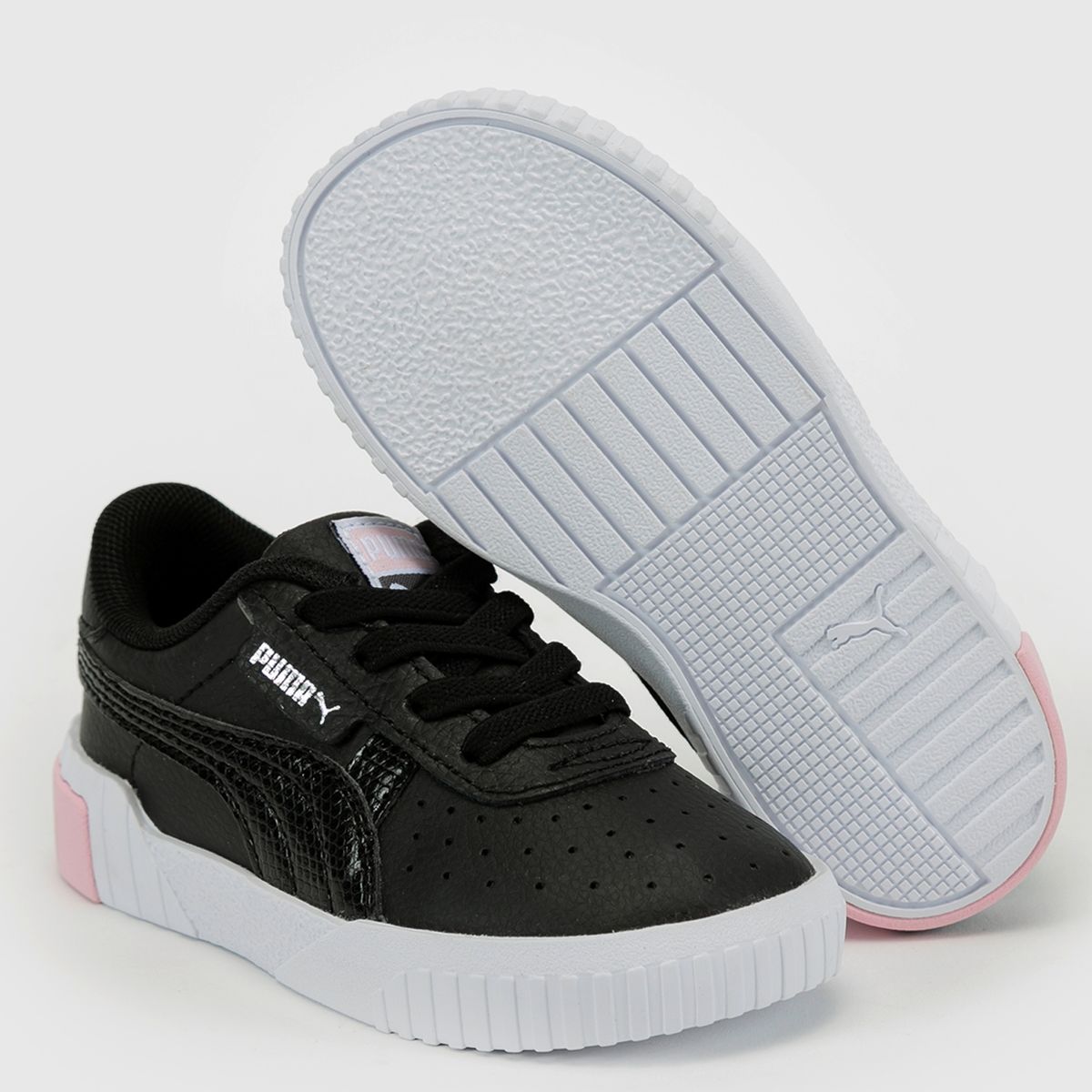 PUMA - Cali Ac Inf Zapatilla Urbana Niña Negra