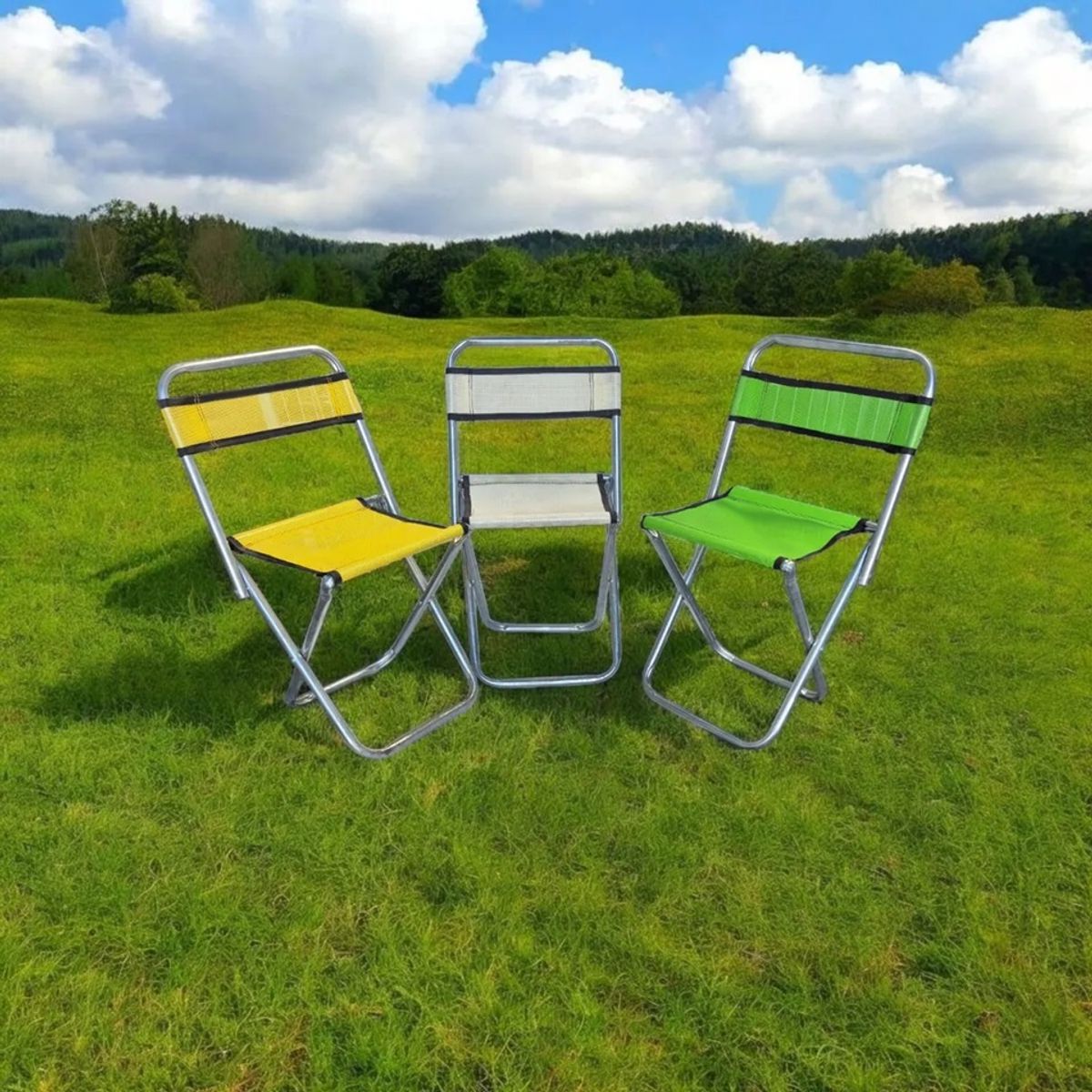 GENERICO - Mini Silla Plegable Portátil Para Camping Playa Picnic