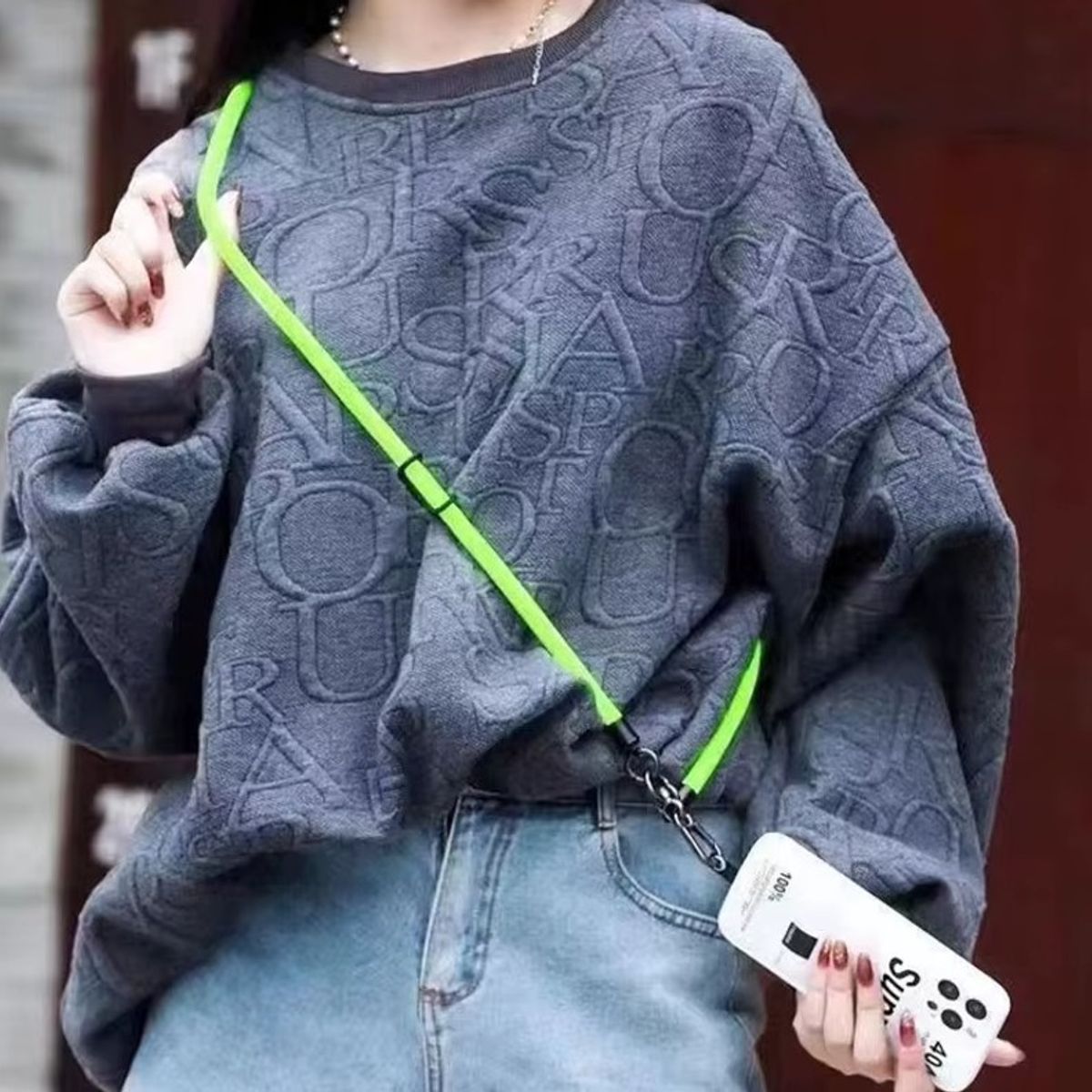 GENERICO - Colgante Para Carcasa Celular Universal Correa Antirrobo