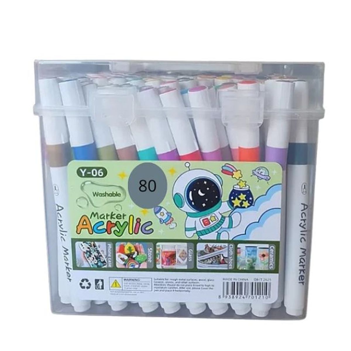 GENERICO - Marcadores Lápices Acrílicos Marcadores 80 Colores