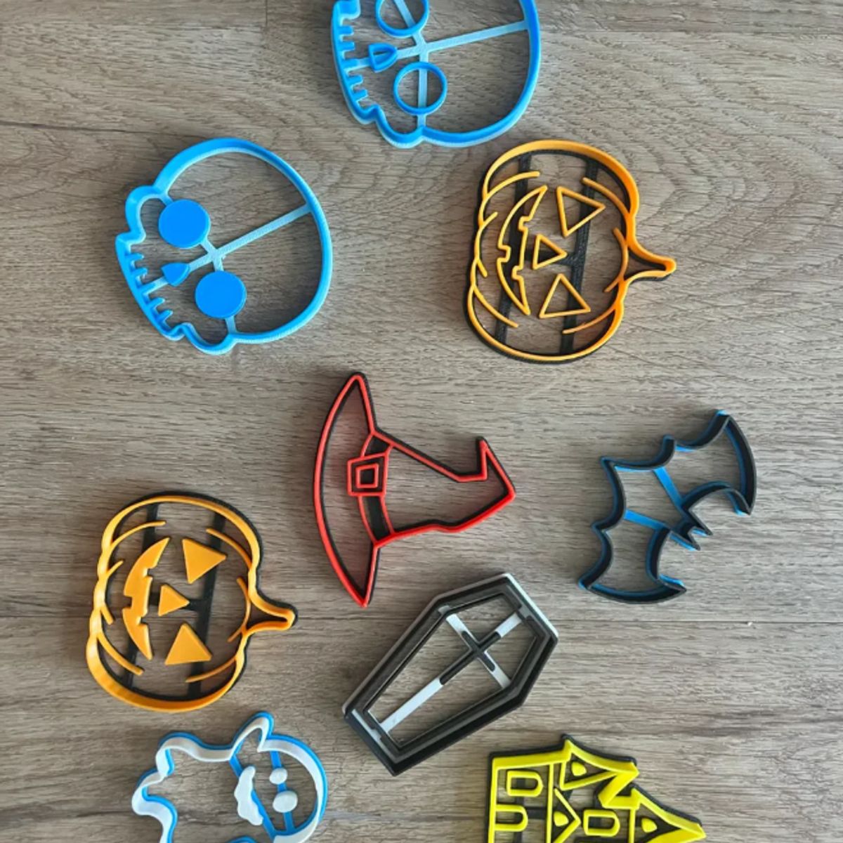 GENERICO - Cortador de galletas - Halloween (pack 7 un)