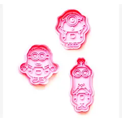 GENERICO - Cortador de Galletas de Minions Pack 4