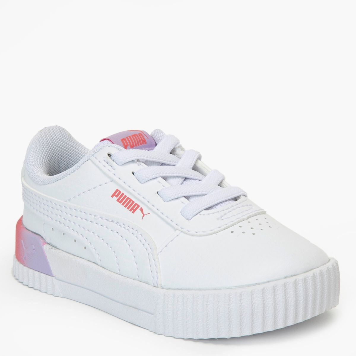 PUMA - Carina Summer Fade Inf Zapatilla Urbana Niña Blanca