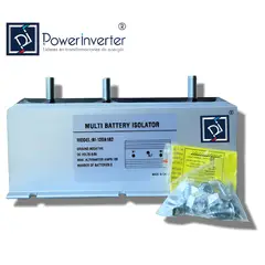 GENERICO - AISLADOR DE BATERIAS PUENTE DE DIODO 90A 9-50VDC 2 BATERIAS