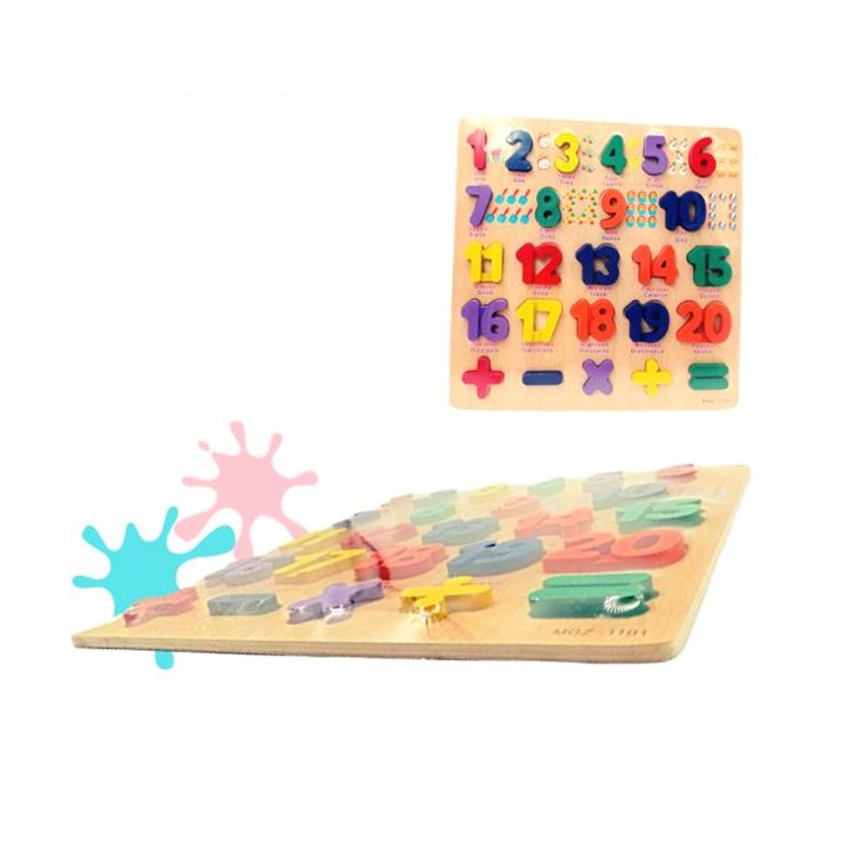 GENERICO - Juguete Rompecabezas Didactico Numerico 25 Pcs