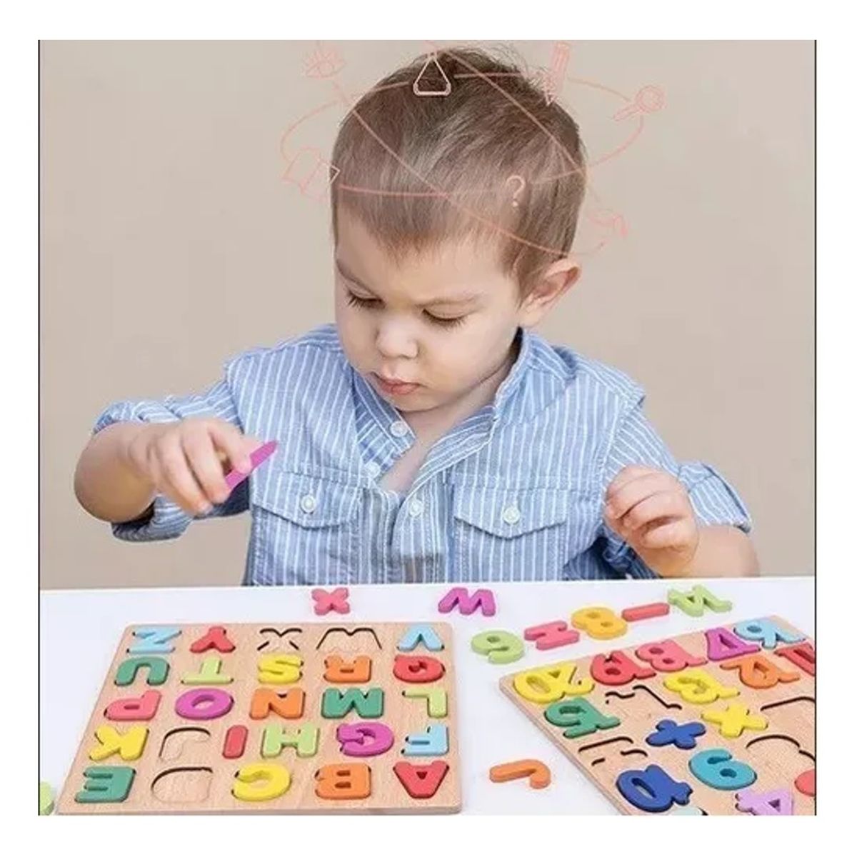 GENERICO - Juguete Rompecabezas Didactico Numerico 25 Pcs