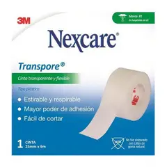 GENERICO - Cinta Adhesiva Transpore De Nexcare 3m 25 Mm X 91 Mts