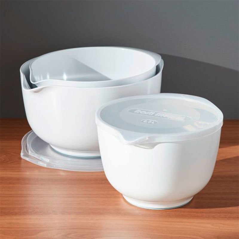 CRATE & BARREL - Set 3 Bowl Blancos Margrethe Crate & Barrel