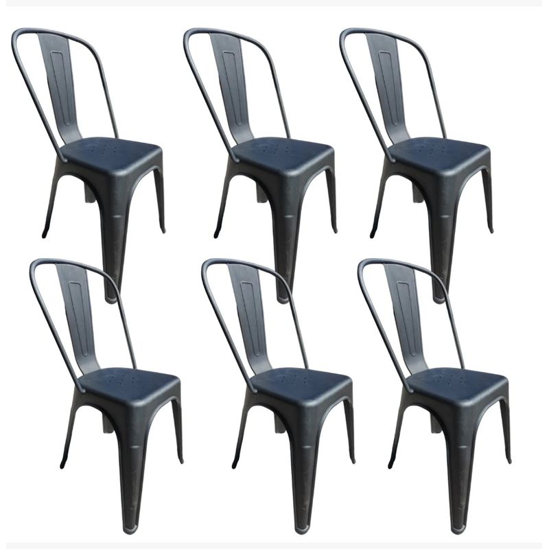 CORI CORI - Pack 6 Silla Tolix Plastica