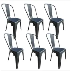CORI CORI - Pack 6 Silla Tolix Polipropileno