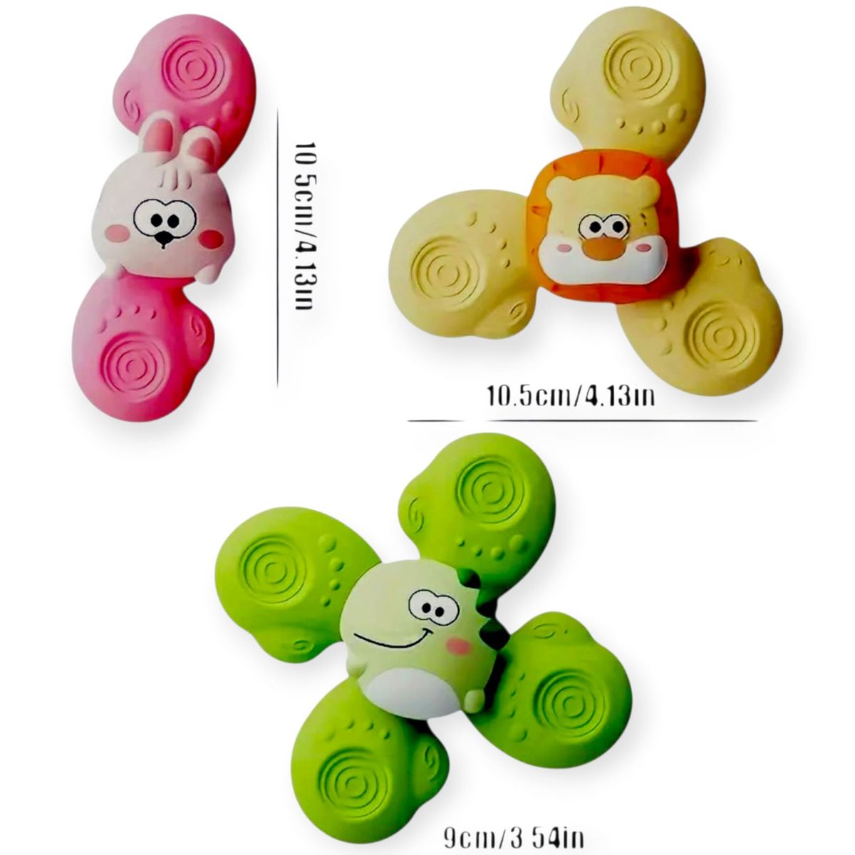 GENERICO - Juguete Educativo Spinner Giradores Frecuentes 3 Piezas