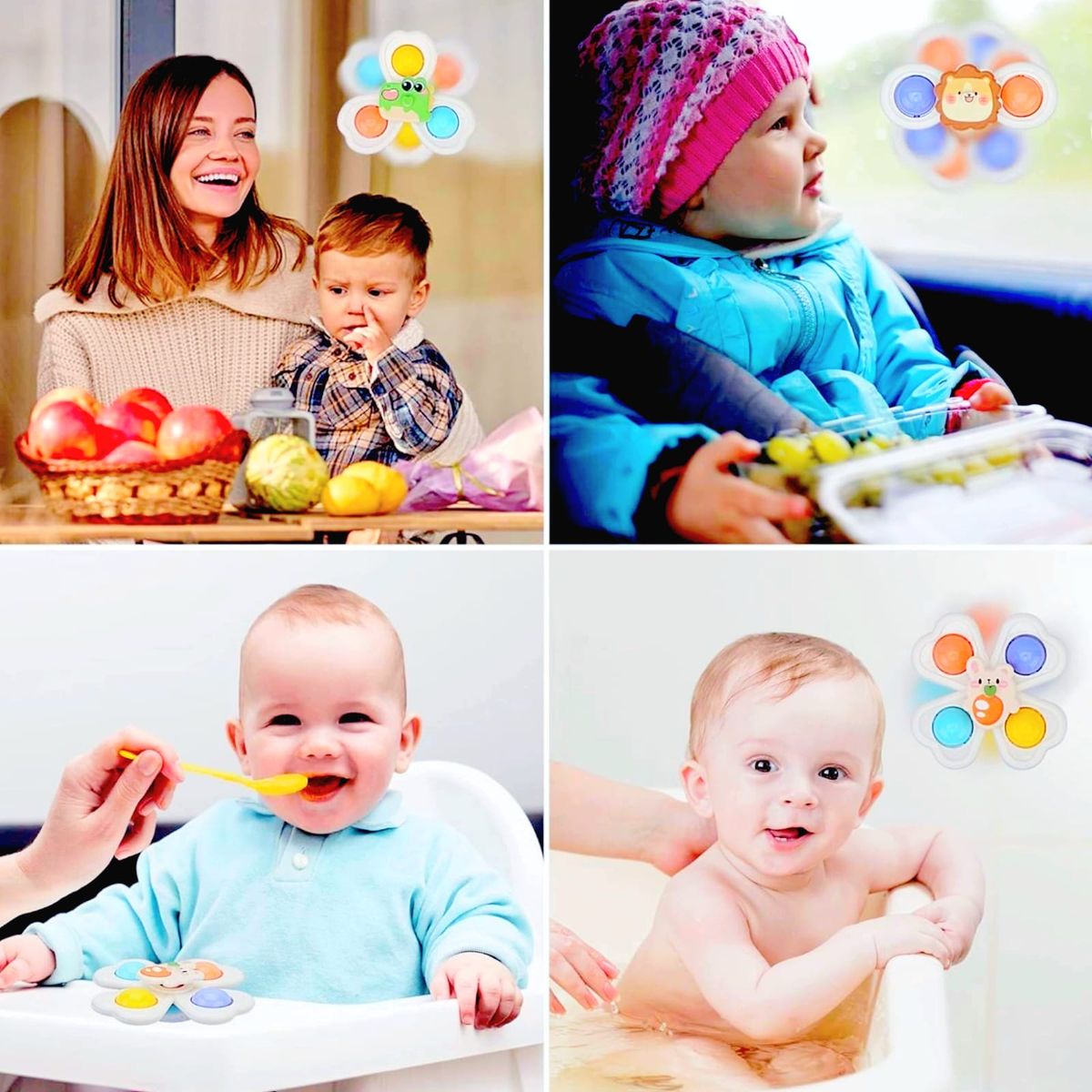 GENERICO - Juguete Spinner Educativo Rotación Frecuente 3 Piezas