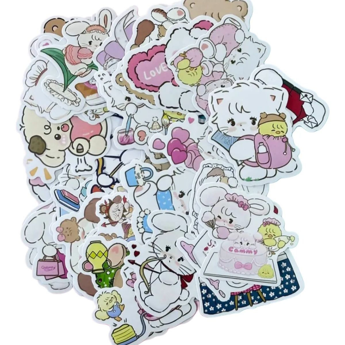 GENERICO - Stickers Kawaii Set Mikko 60 Unidades