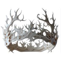 Diseño de corona natural para disfraz