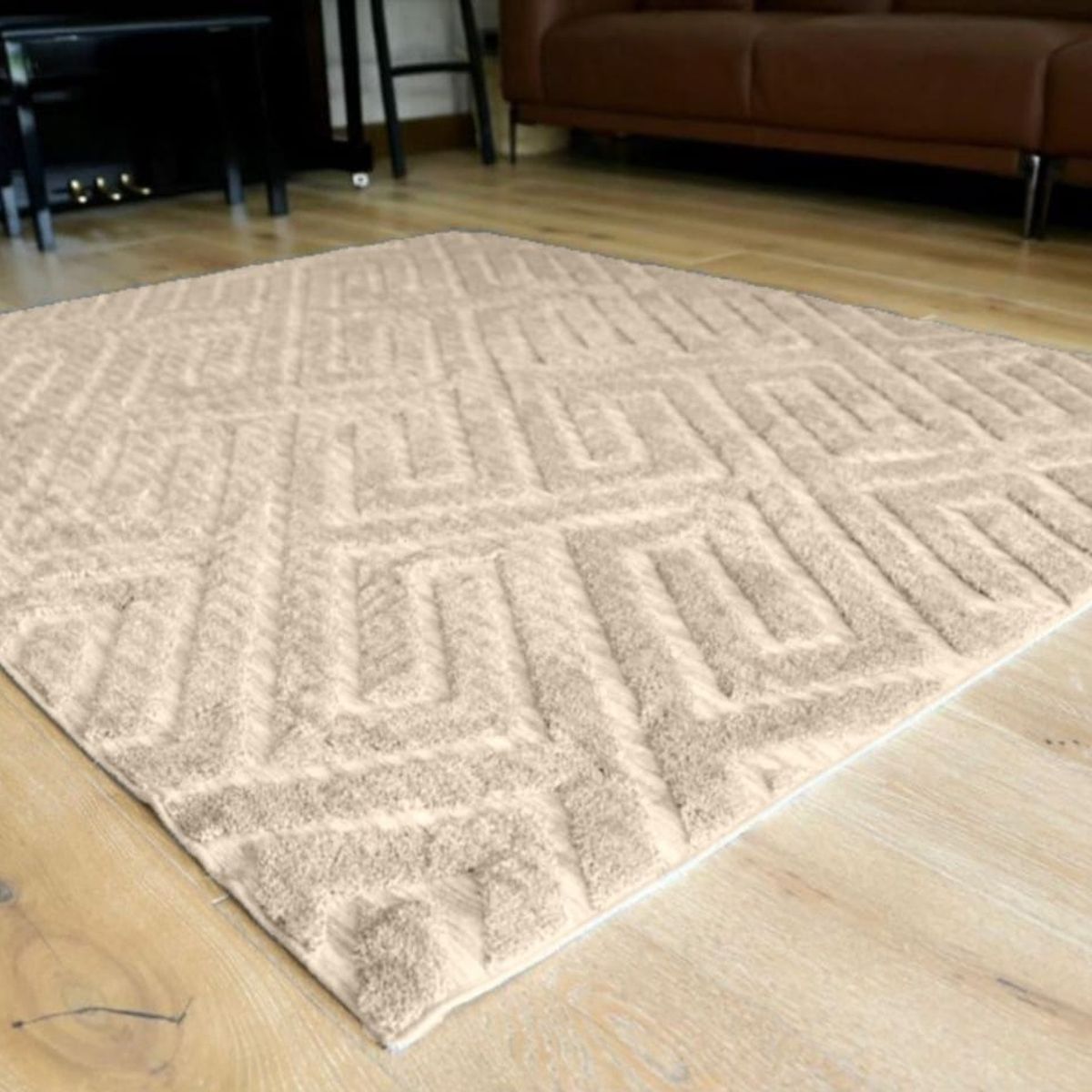 GENERICO - ALFOMBRAS GRUESAS TIPO JACQUARDS  DE ALGODON