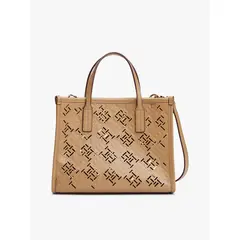 TOMMY HILFIGER - Tote City Con Monograma Café