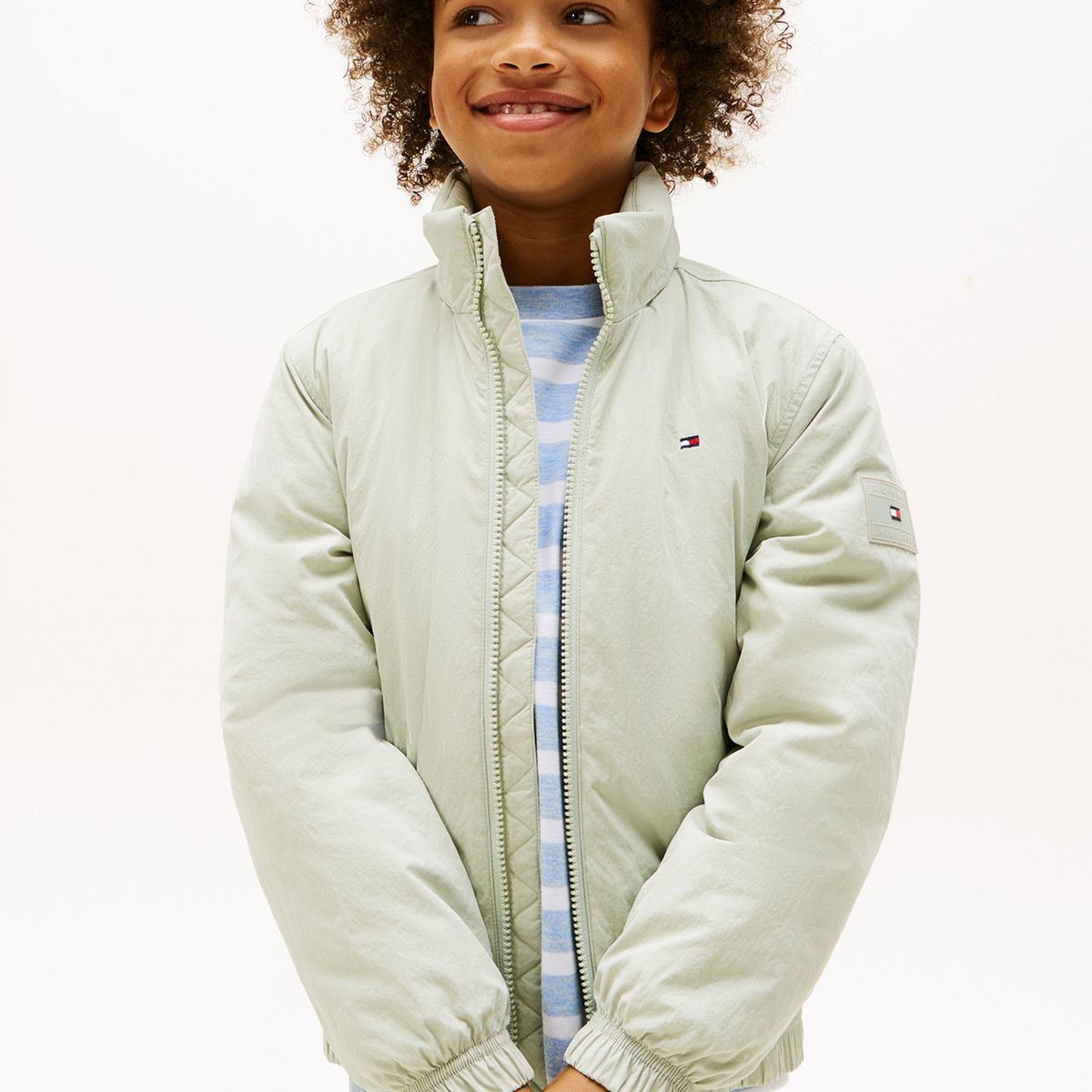 TOMMY HILFIGER - Chaqueta Essential Acolchada Con Logo Verde Tommy Hilfiger