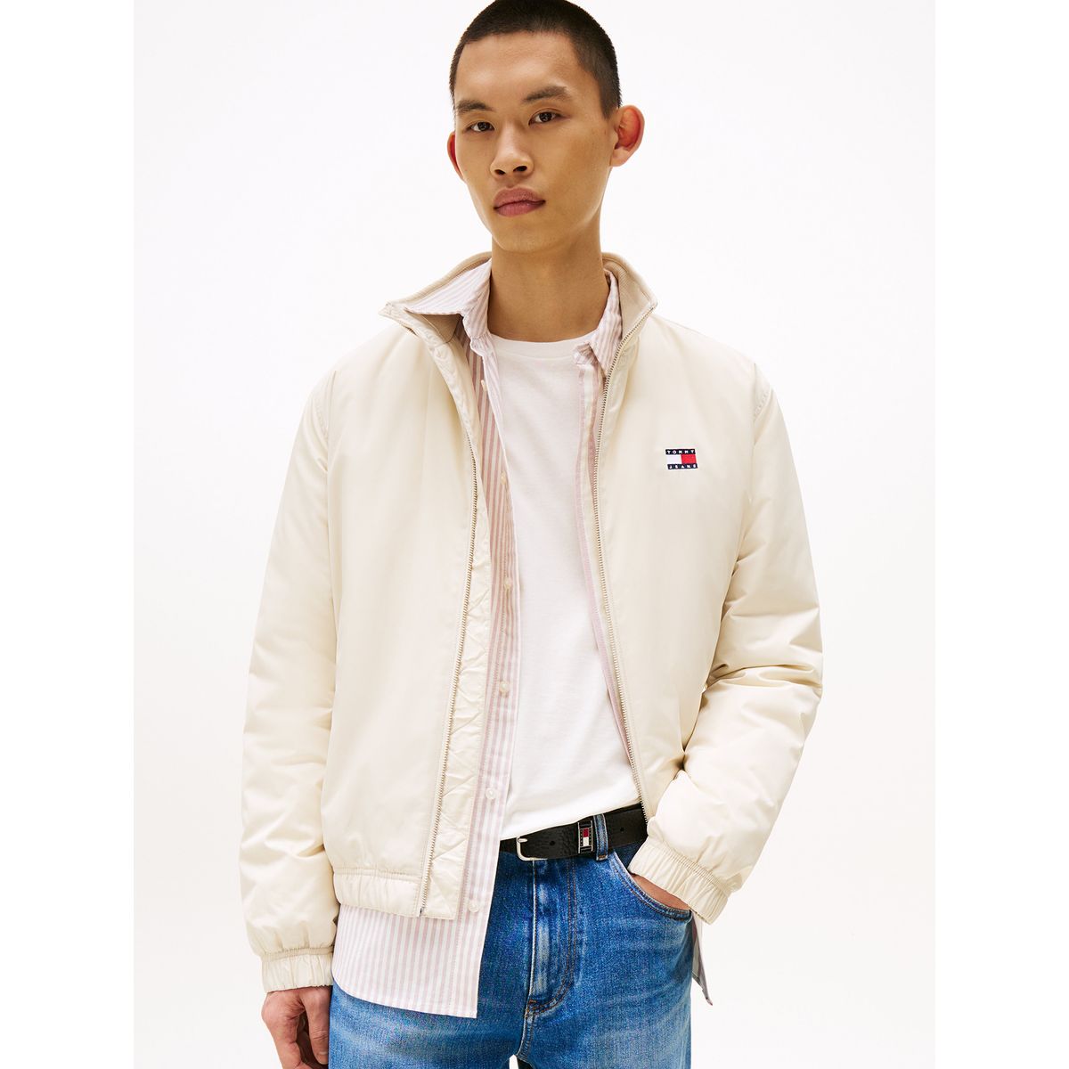 TOMMY HILFIGER - Chaqueta Essential Acolchada Beige Tommy Jeans