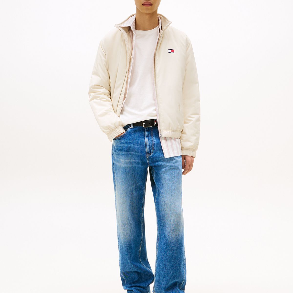 TOMMY HILFIGER - Chaqueta Essential Acolchada Beige Tommy Jeans