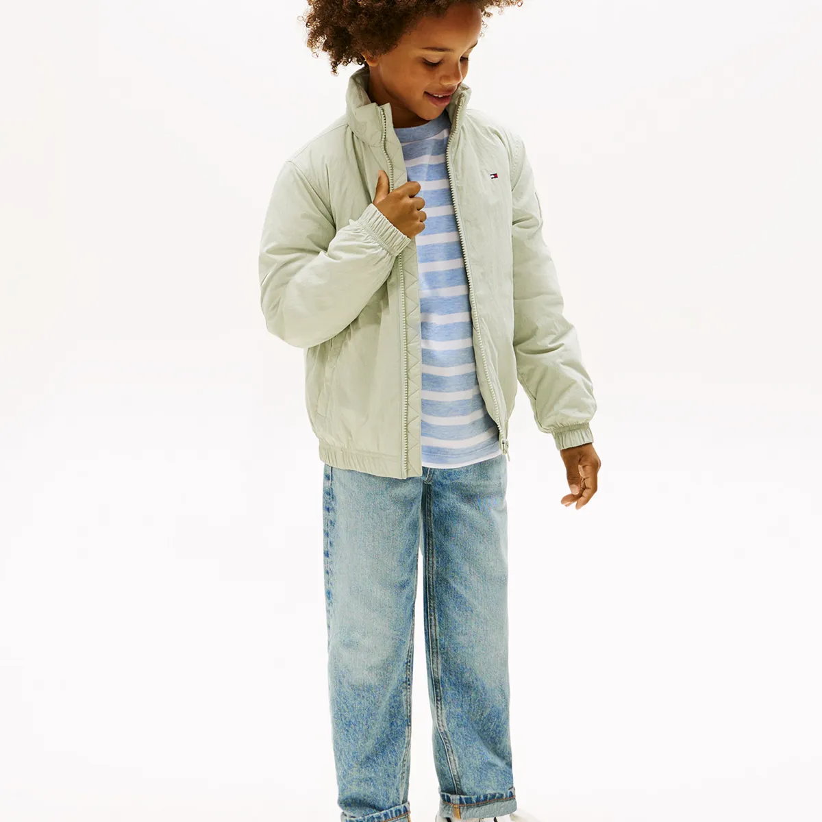 TOMMY HILFIGER - Chaqueta Essential Acolchada Con Logo Verde Tommy Hilfiger
