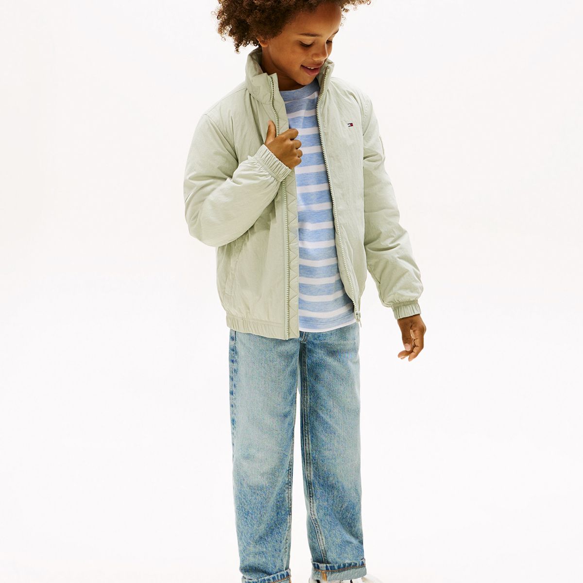 TOMMY HILFIGER - Chaqueta Essential Acolchada Con Logo Verde Tommy Hilfiger