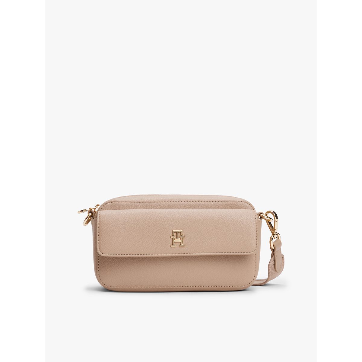 TOMMY HILFIGER - Bandolera Distinct Sporty Beige Tommy Hilfiger
