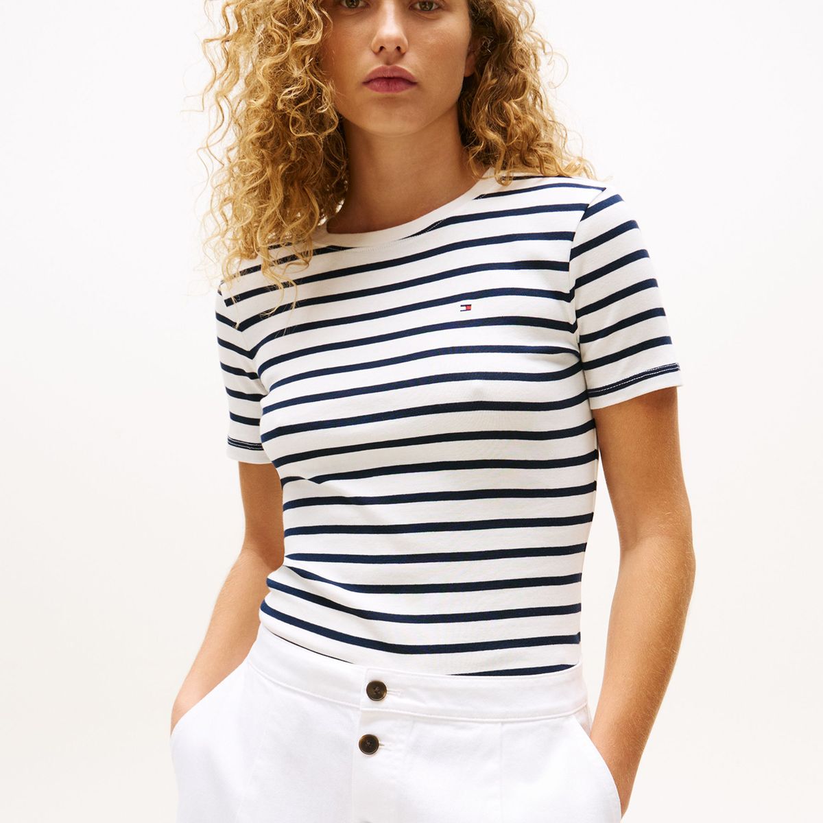 TOMMY HILFIGER - Polera Cody Slim Fit Multicolor Tommy Hilfiger