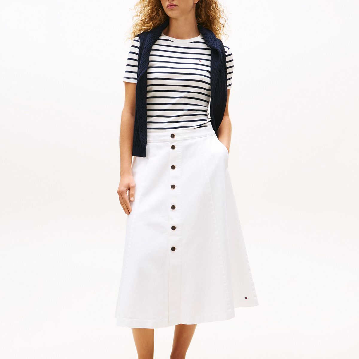 TOMMY HILFIGER - Polera Cody Slim Fit Multicolor Tommy Hilfiger