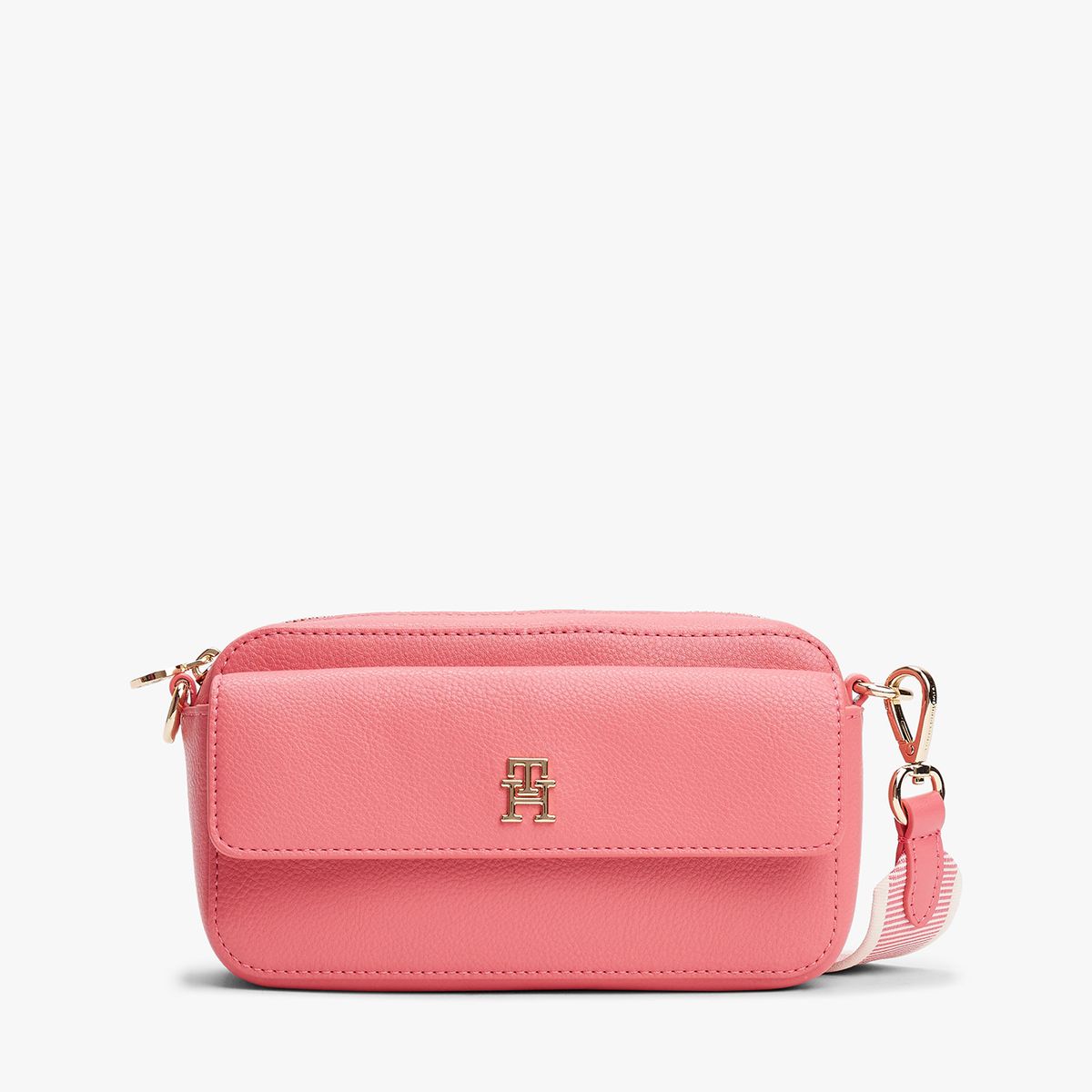 TOMMY HILFIGER - Bandolera Distinct Sporty Rosado Tommy Hilfiger