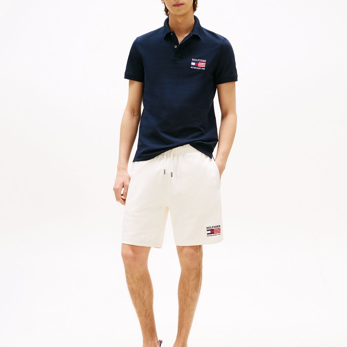 TOMMY HILFIGER - Polo Flag Con Logo Regular Fit Azul Tommy Hilfiger