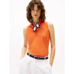 TOMMY HILFIGER - Polo Colección 1985 Slim Fit Naranjo