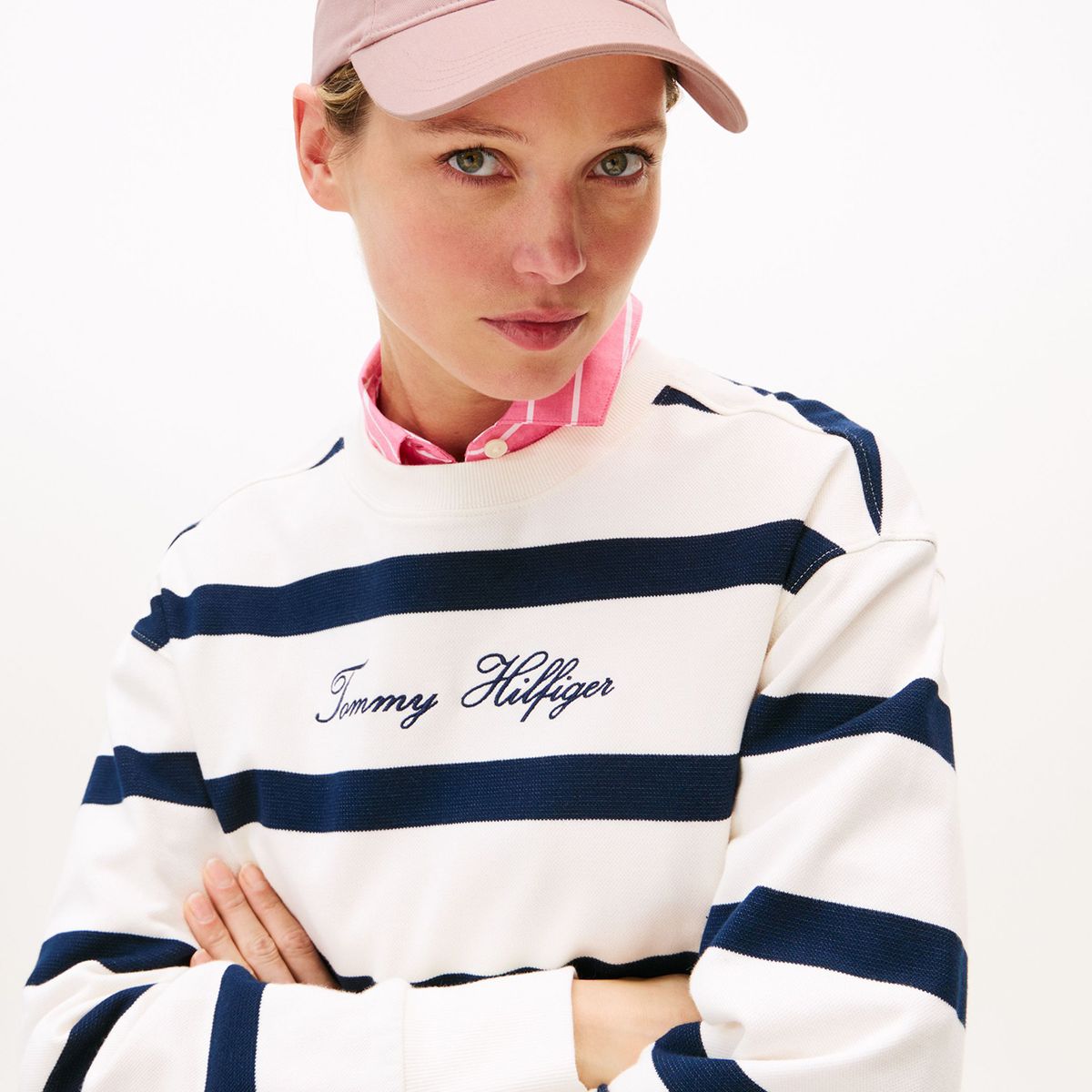 TOMMY HILFIGER - Jockey Con Monograma Bordado Rosado Tommy Hilfiger