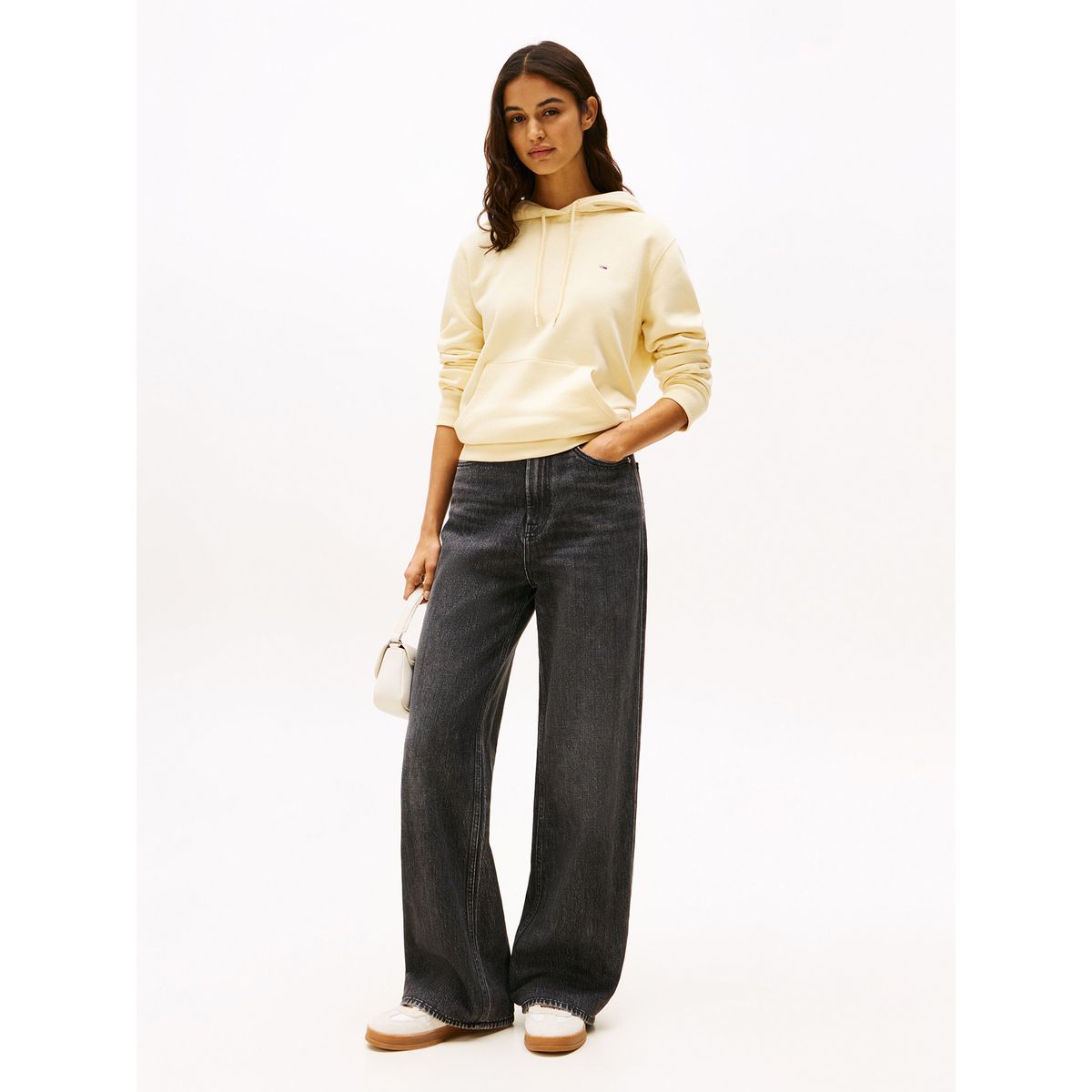 TOMMY HILFIGER - Jeans Claire De Pernera Ancha Negro Tommy Jeans