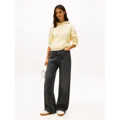 TOMMY HILFIGER - Jeans Claire De Pernera Ancha Negro Tommy Jeans