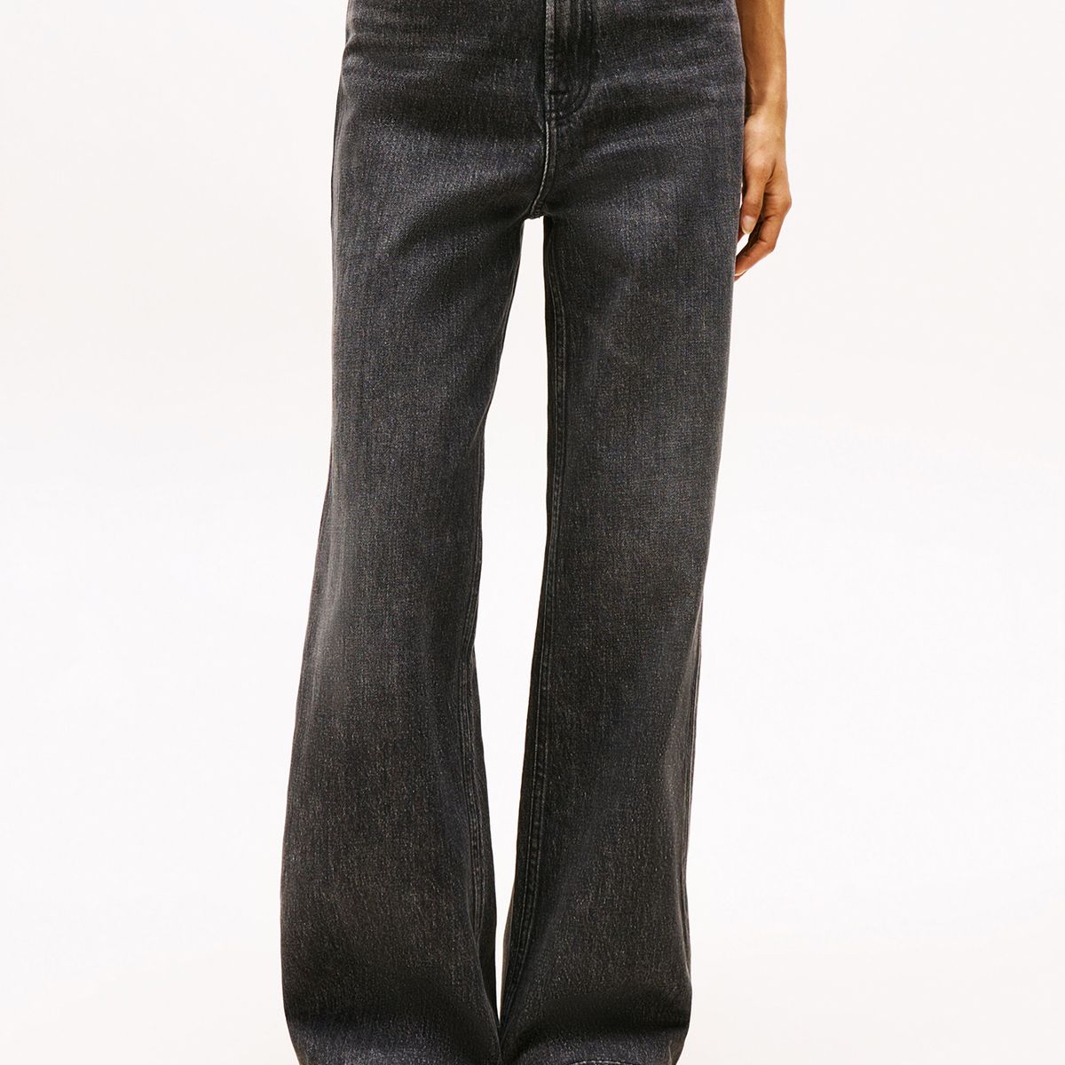 TOMMY HILFIGER - Jeans Claire De Pernera Ancha Negro Tommy Jeans