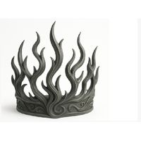 Corona de Llamas para disfraz