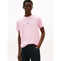 TOMMY HILFIGER - Polera Con Logo Estampado Rosado