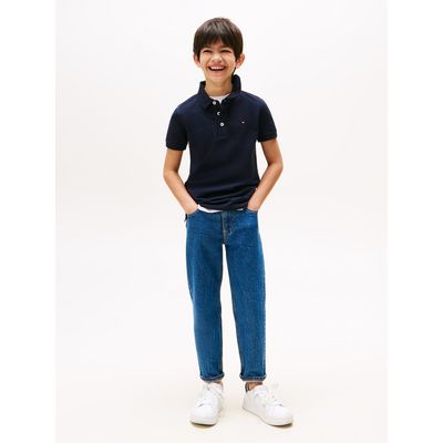 Imagen 2 del producto Polo Manga Corta Con Logo Azul