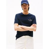 Polera Con Logo Flag Nyc Azul