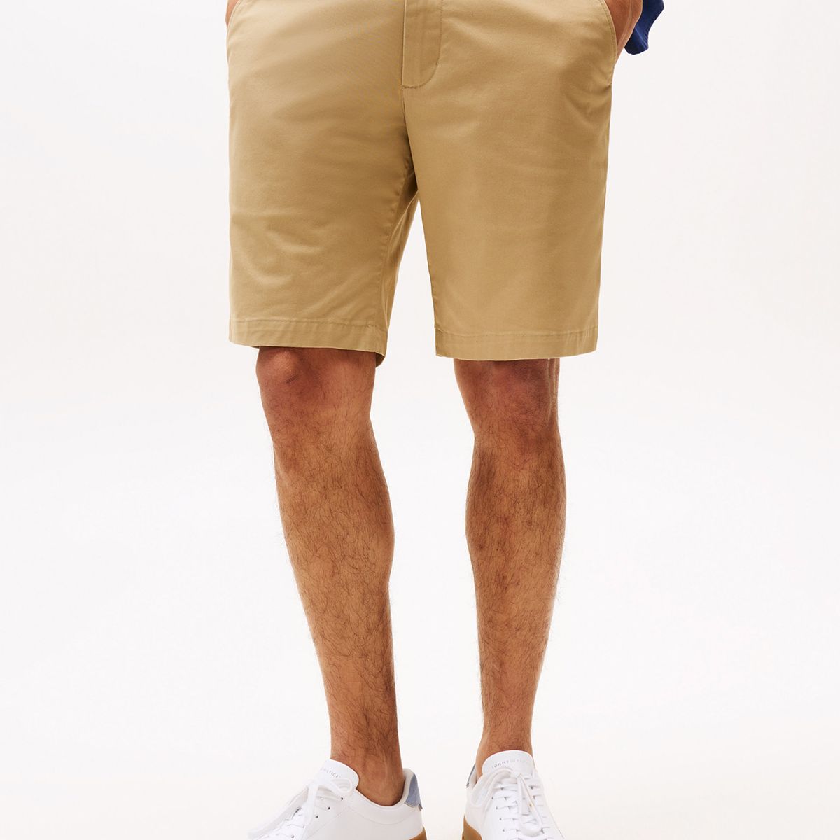 TOMMY HILFIGER - Short Essential 1895 De Algodón Beige Tommy Hilfiger