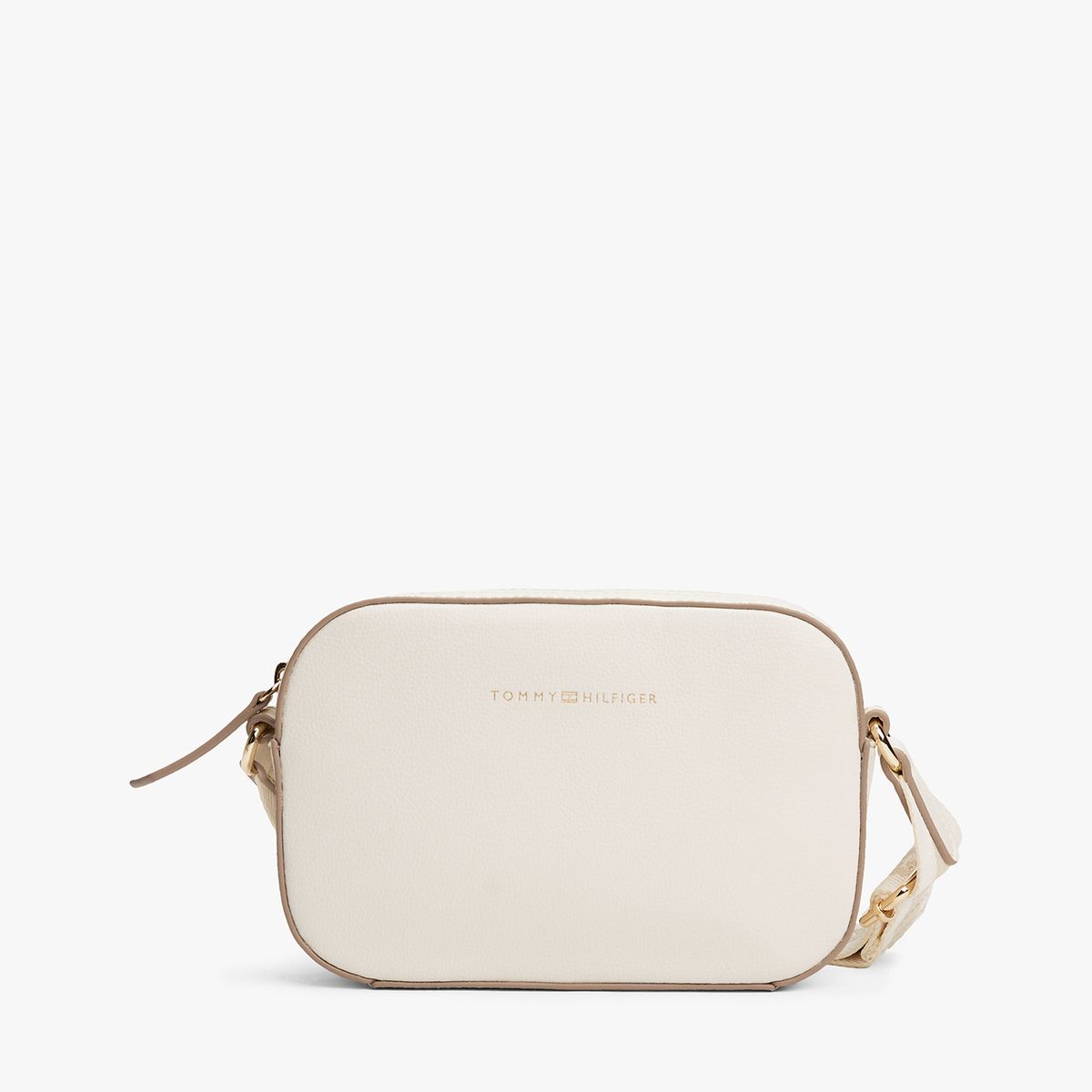 TOMMY HILFIGER - Bandolera Con Logo Webbing Blanco Tommy Hilfiger