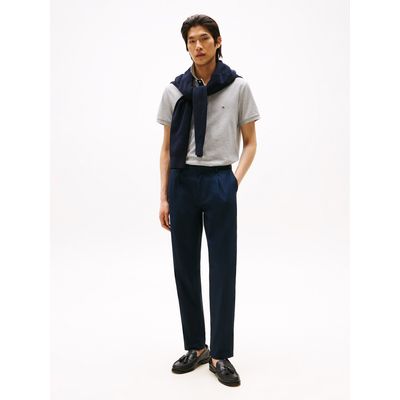 Imagen 2 del producto Polo Cuello A Contraste Con Logo Gris