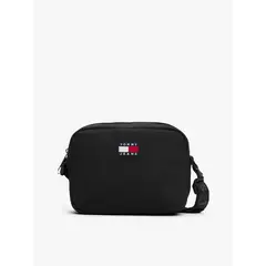 TOMMY HILFIGER - Bandolera Essential Con Logo Negro Tommy Jeans