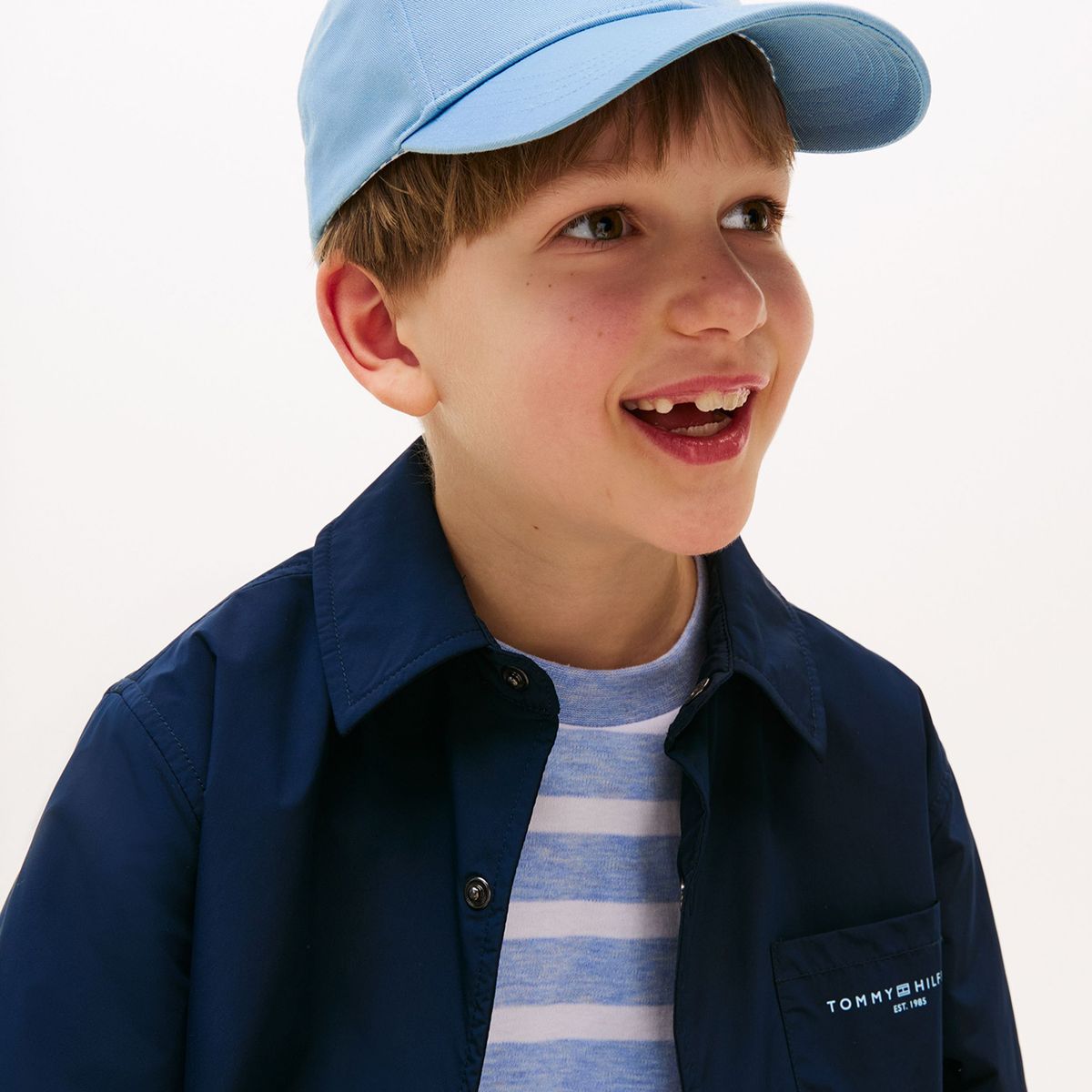 TOMMY HILFIGER - Jockey Tonal Flag Logo Celeste Tommy Hilfiger