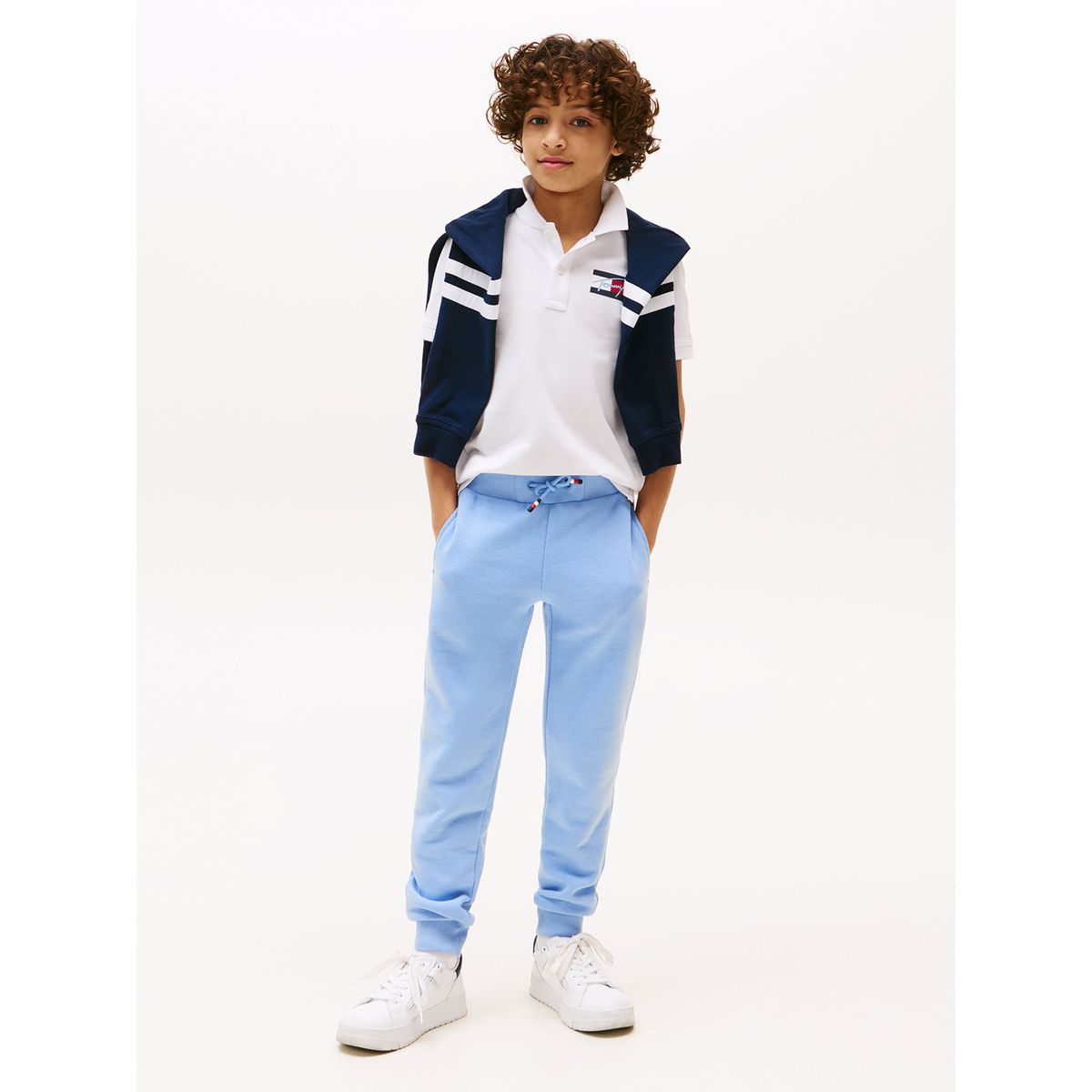 TOMMY HILFIGER - Jogger De Corte Regular Celeste Tommy Hilfiger